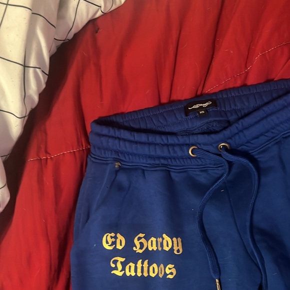 dark blue ed hardy sweats - Picture 3 of 4